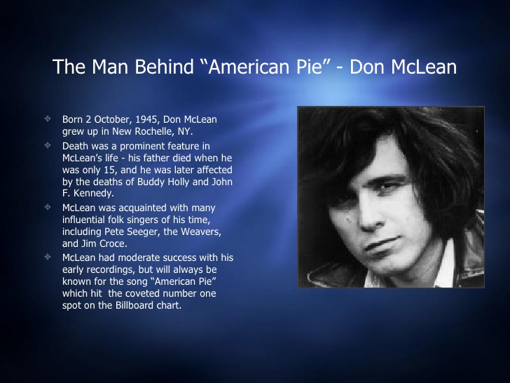 john mclean american pie